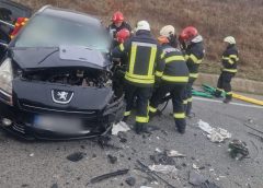 Accident grav pe centura Vâlcele–Apahida! Un bărbat a rămas încarcerat, iar o femeie și doi copii mici au ajuns în grija medicilor